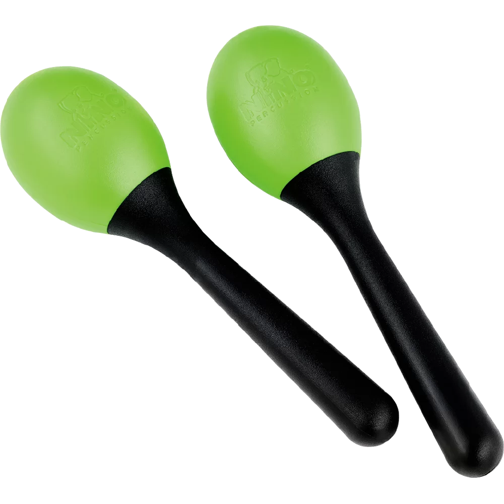569GG Gegoten ABS egg maracas groen