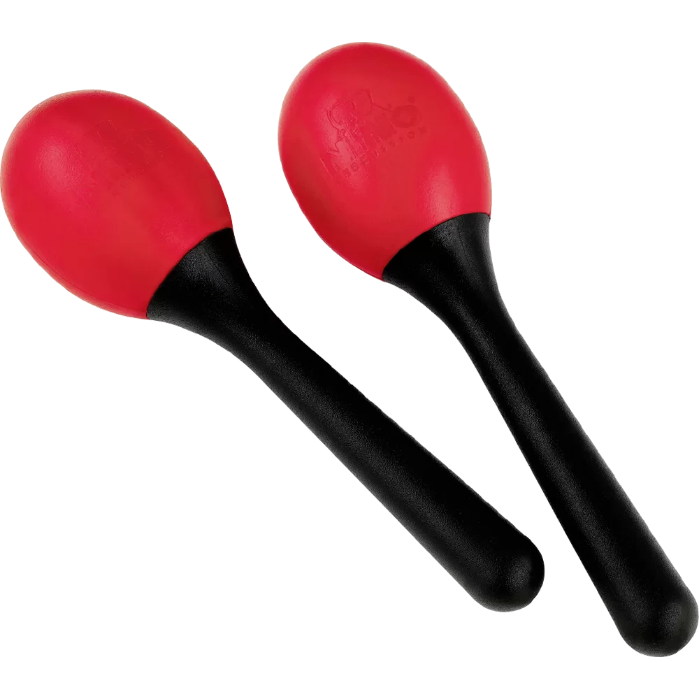 569R Gegoten ABS egg maracas rood