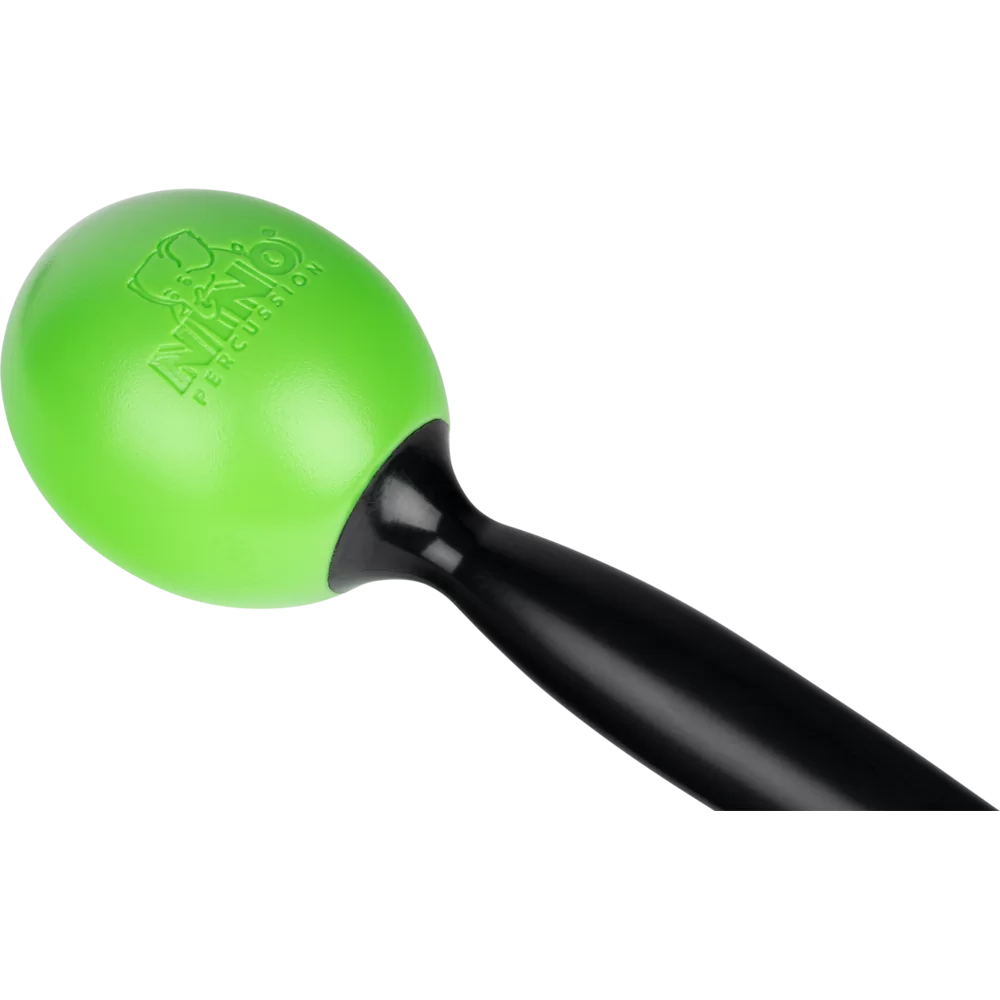 575GG Gegoten ABS Maracas groen
