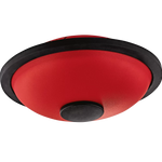 Mini tongue drum 6" rood