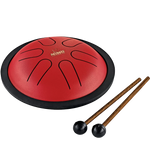 Mini tongue drum 6" rood