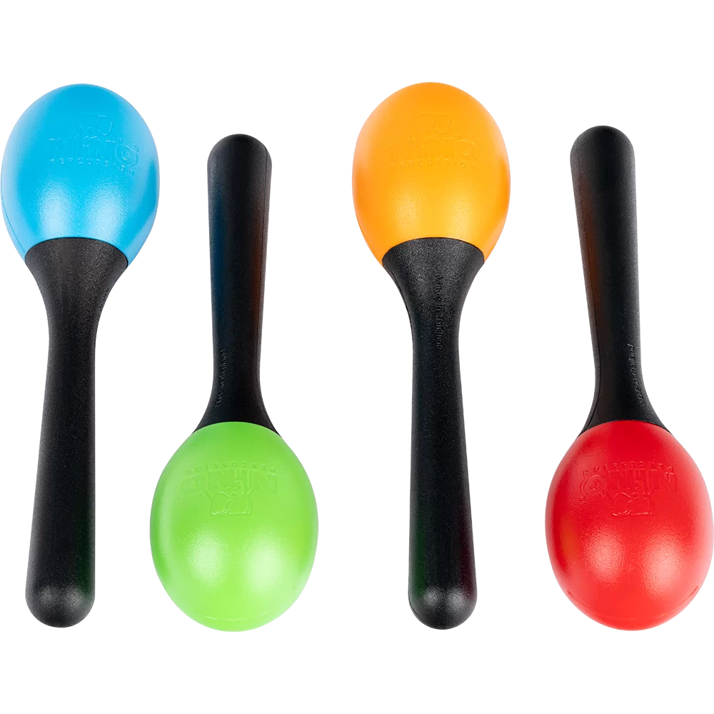 SET569 Gegoten ABS egg maracas set (4 stuks)