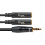 Y-adapter kabel mini stereo jack naar 2x contra mini stereo jack