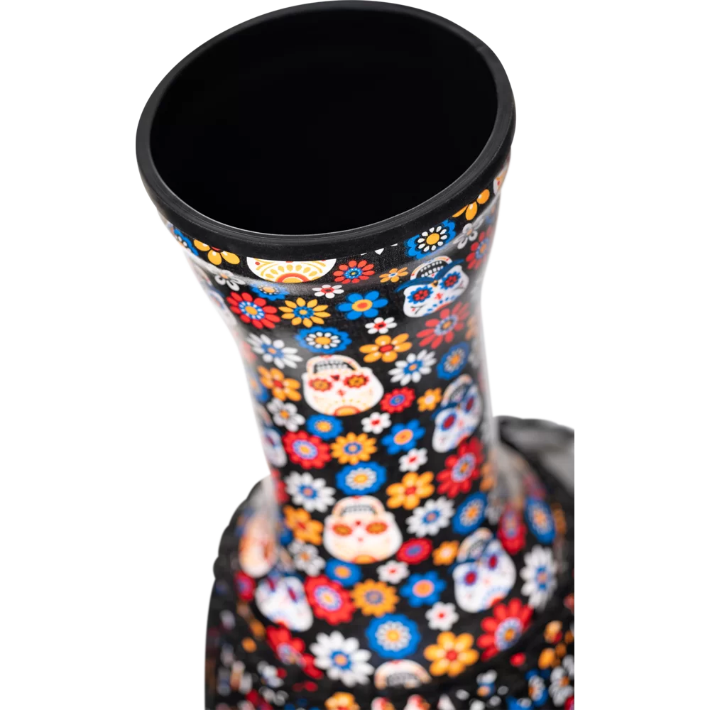 PADJ7-L-F Rope tuned 12" djembe Day of the Dead