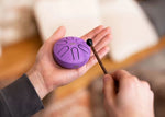 PSTD1PLF Pocket 3 inch tongue drum lotus flower paars
