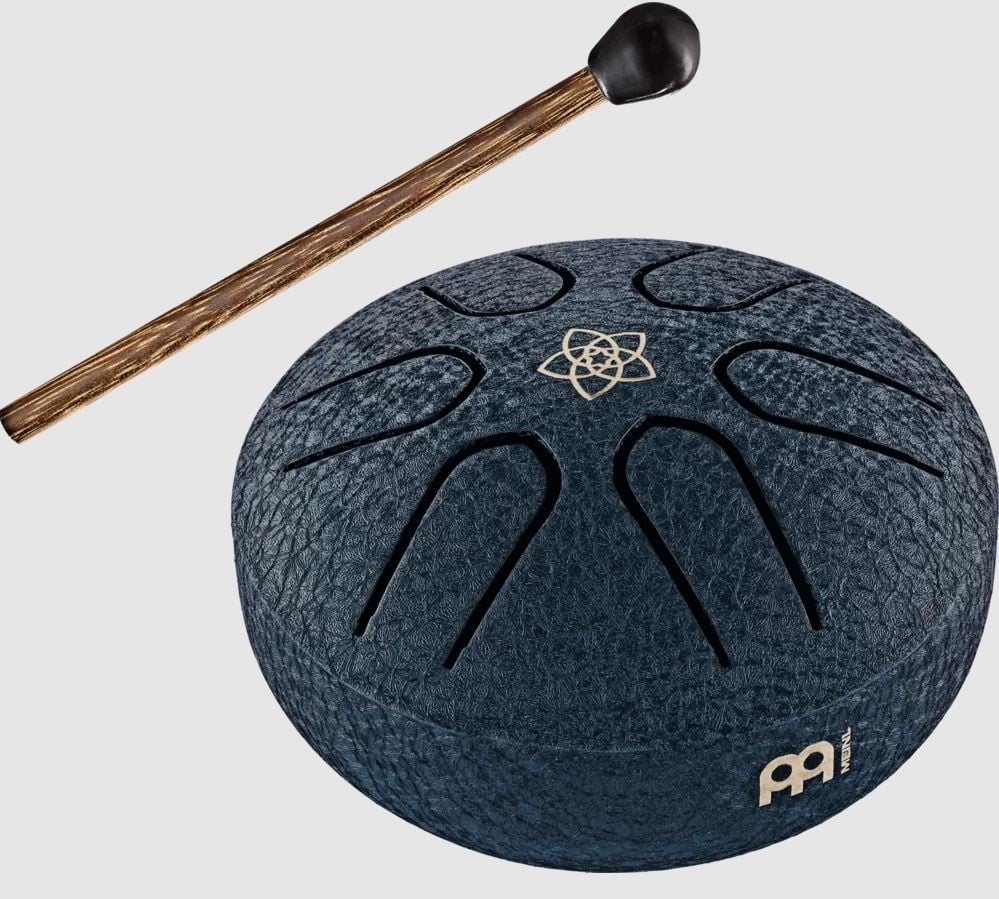 PSTD2NBVF Pocket 3 inch tongue drum venus flower navy blauw