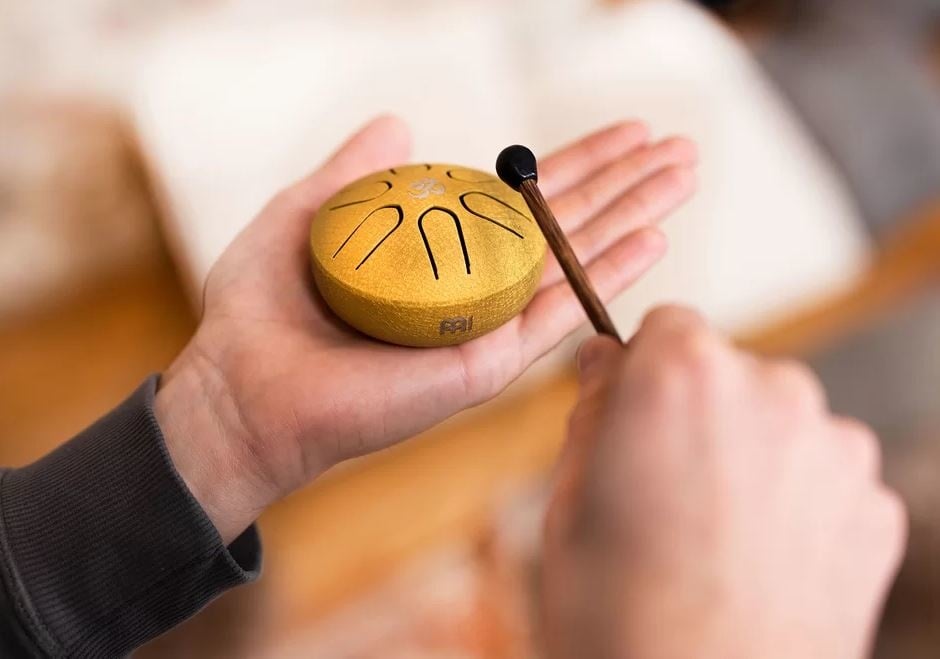 PSTD3GOM Pocket 3 inch tongue drum om goud
