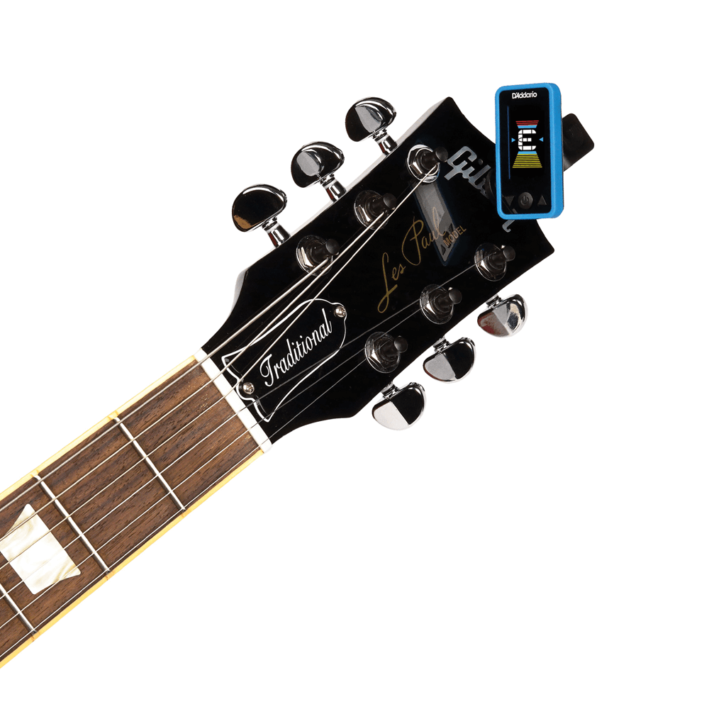 D'addario Eclipse tuner Chromatic Headstock Tuner Blue