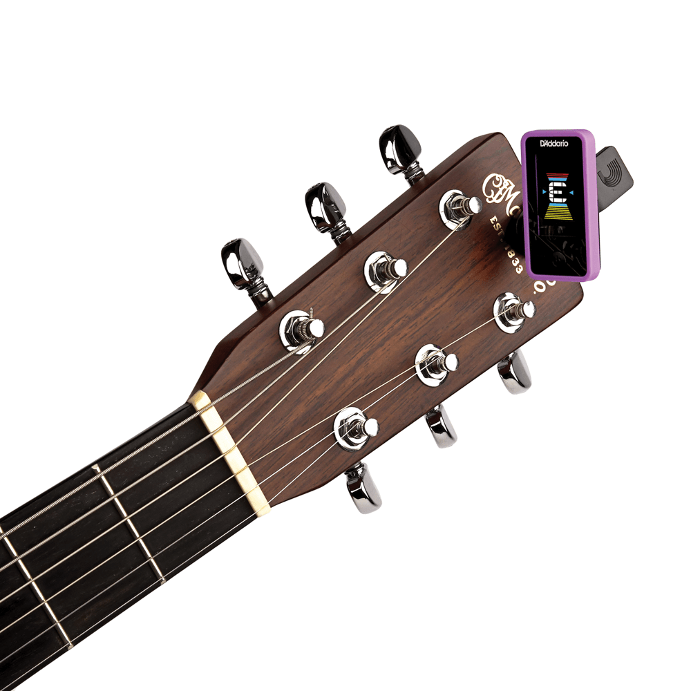 D'addario Eclipse tuner Chromatic Headstock Tuner Purple