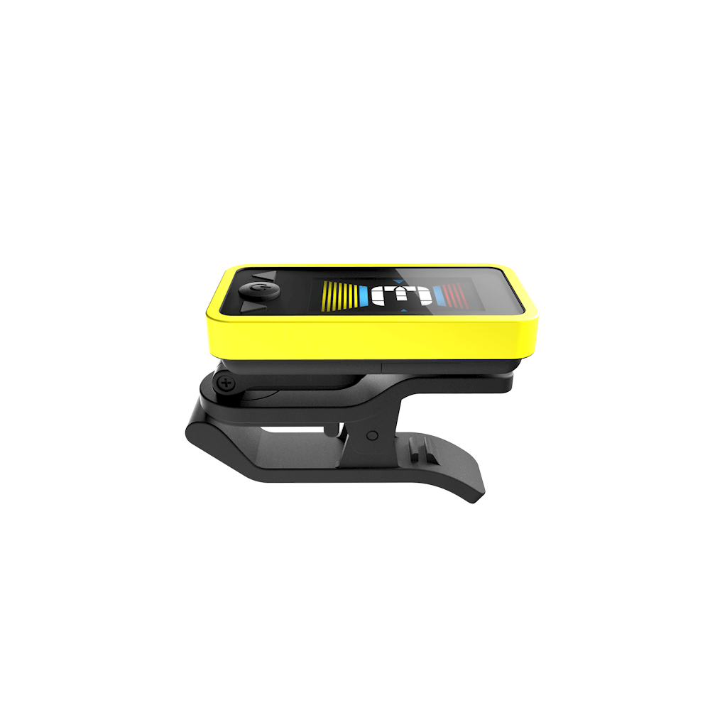 D'addario Eclipse tuner Chromatic Headstock Tuner Yellow