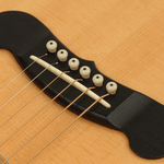 D'addario Plastic bridge pins ivory with black dot
