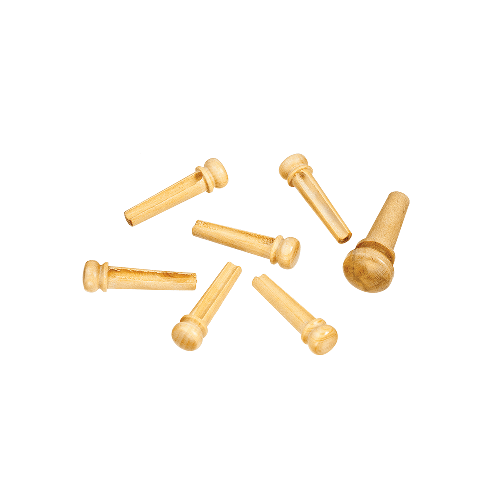 D'addario Premium wooden bridge pins boxwood