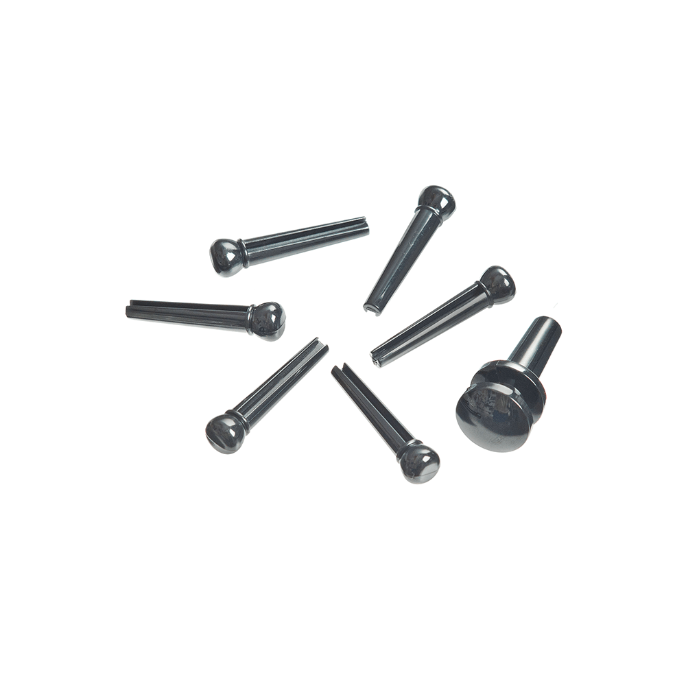 D'addario Plastic bridge pins black