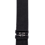PWSALSV00 Auto Lock swivel polypro gitaar riem zwart