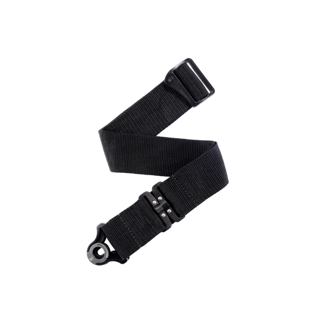 PWSALSV00 Auto Lock swivel polypro gitaar riem zwart