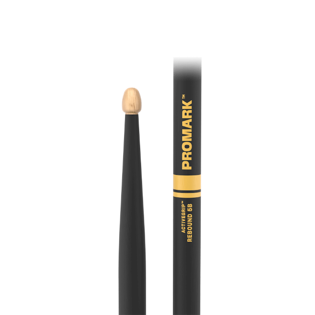Promark Rebound R5BAG 5B ActiveGrip Hickory acorn wooden tip Drum sticks