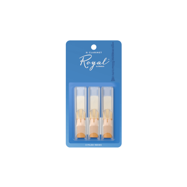 D'addario Royal Bb Clarinet Reed 2.0 (3-Pack)
