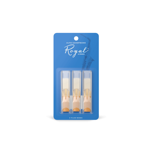 D'addario Royal Alto Saxophone Reed 2.5 (3-Pack)