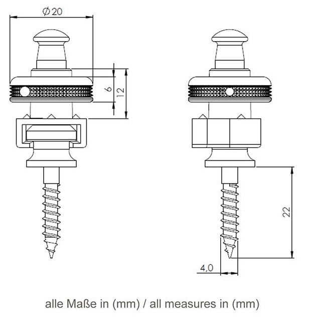 S-Locks straplocks chrome