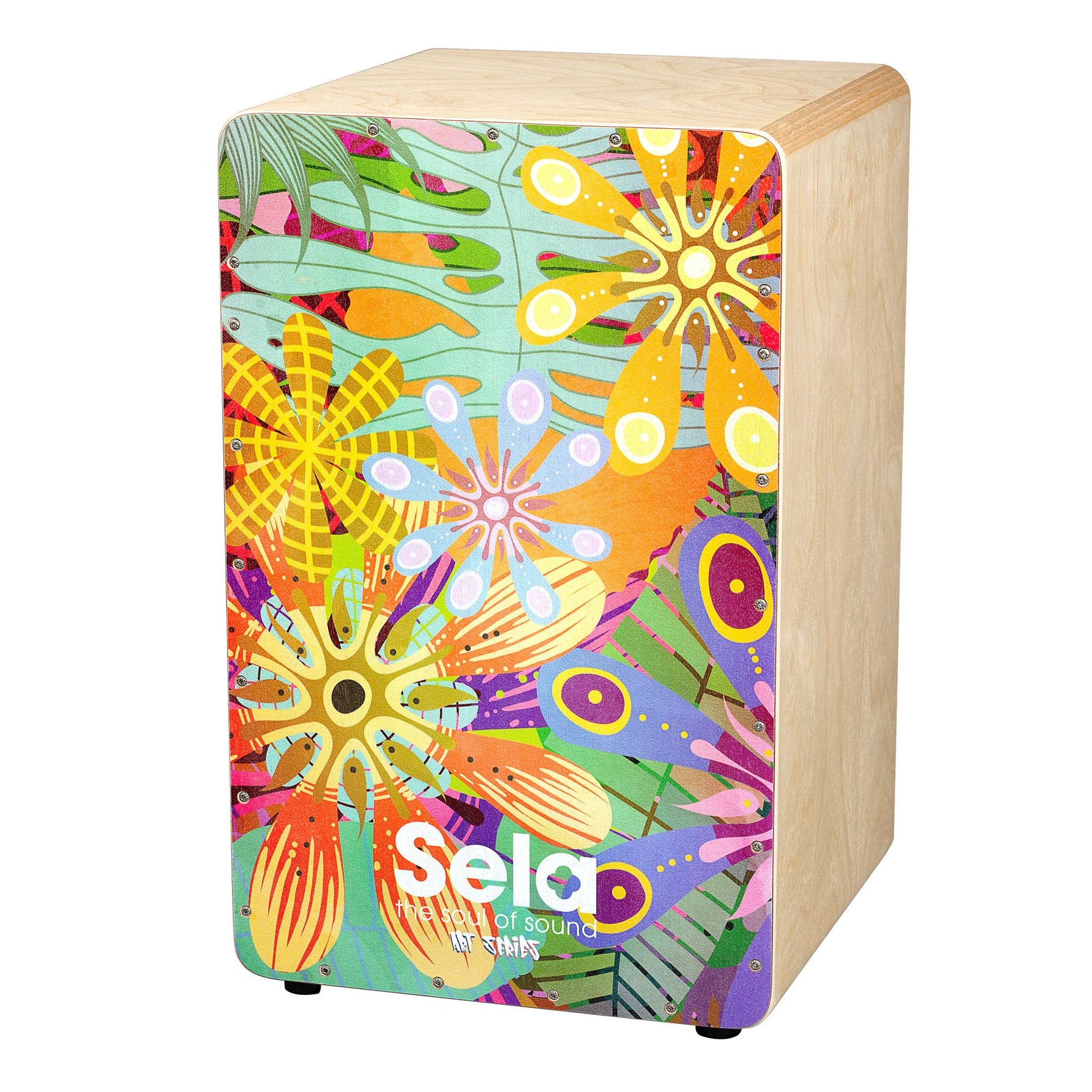 SE-179 Art series Flower Power cajon