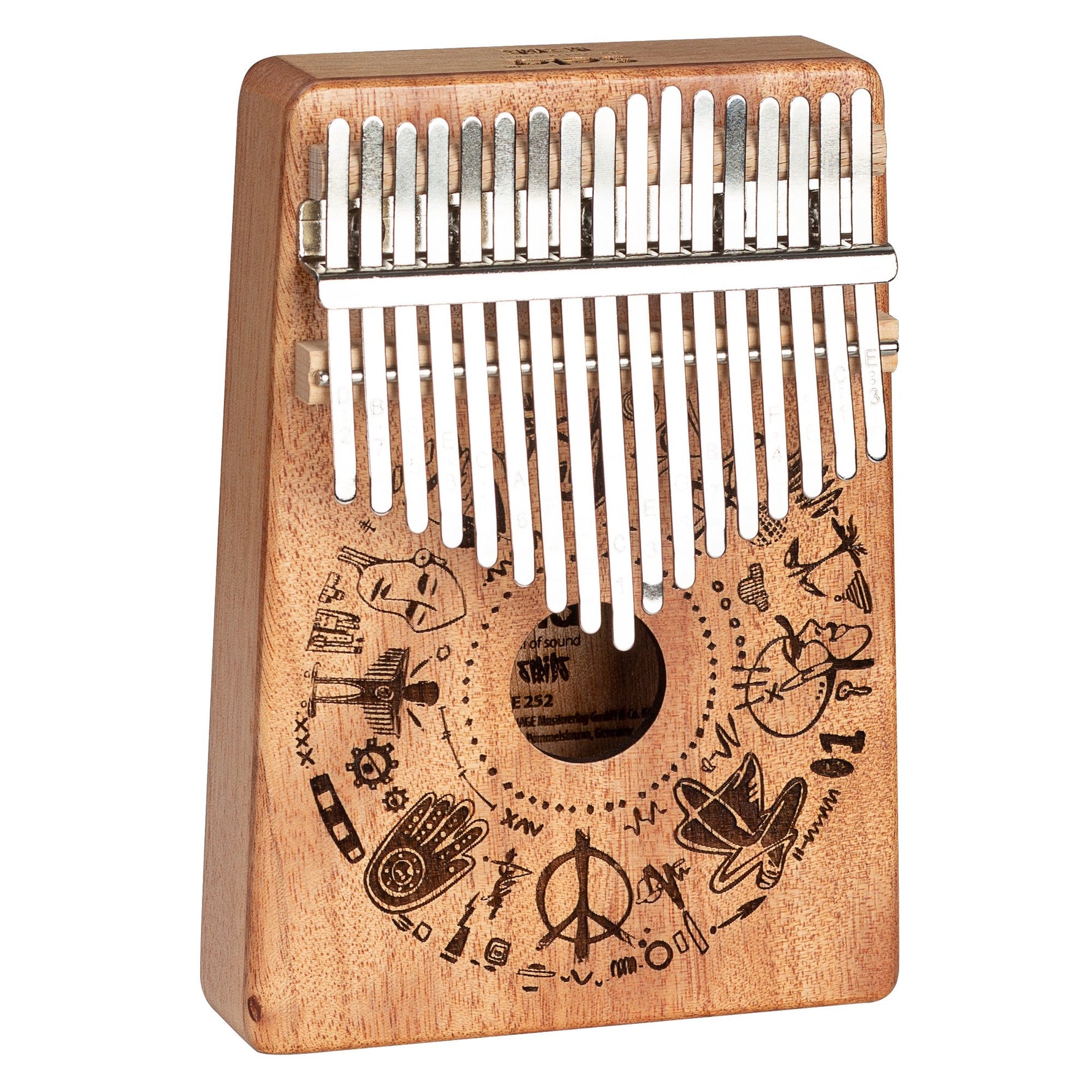 Kalimba Free Spirit 17 noten