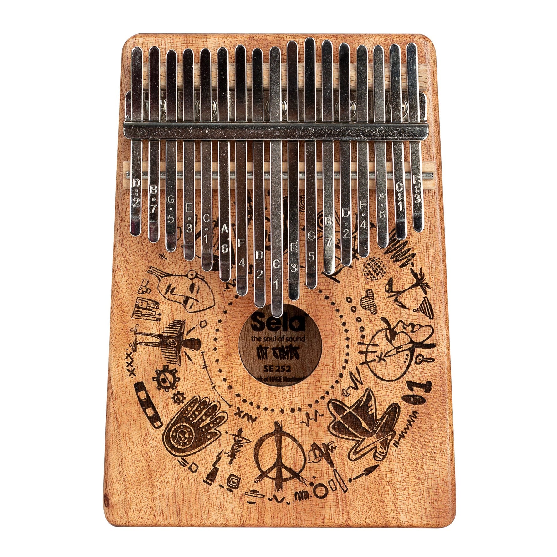 Kalimba Free Spirit 17 noten