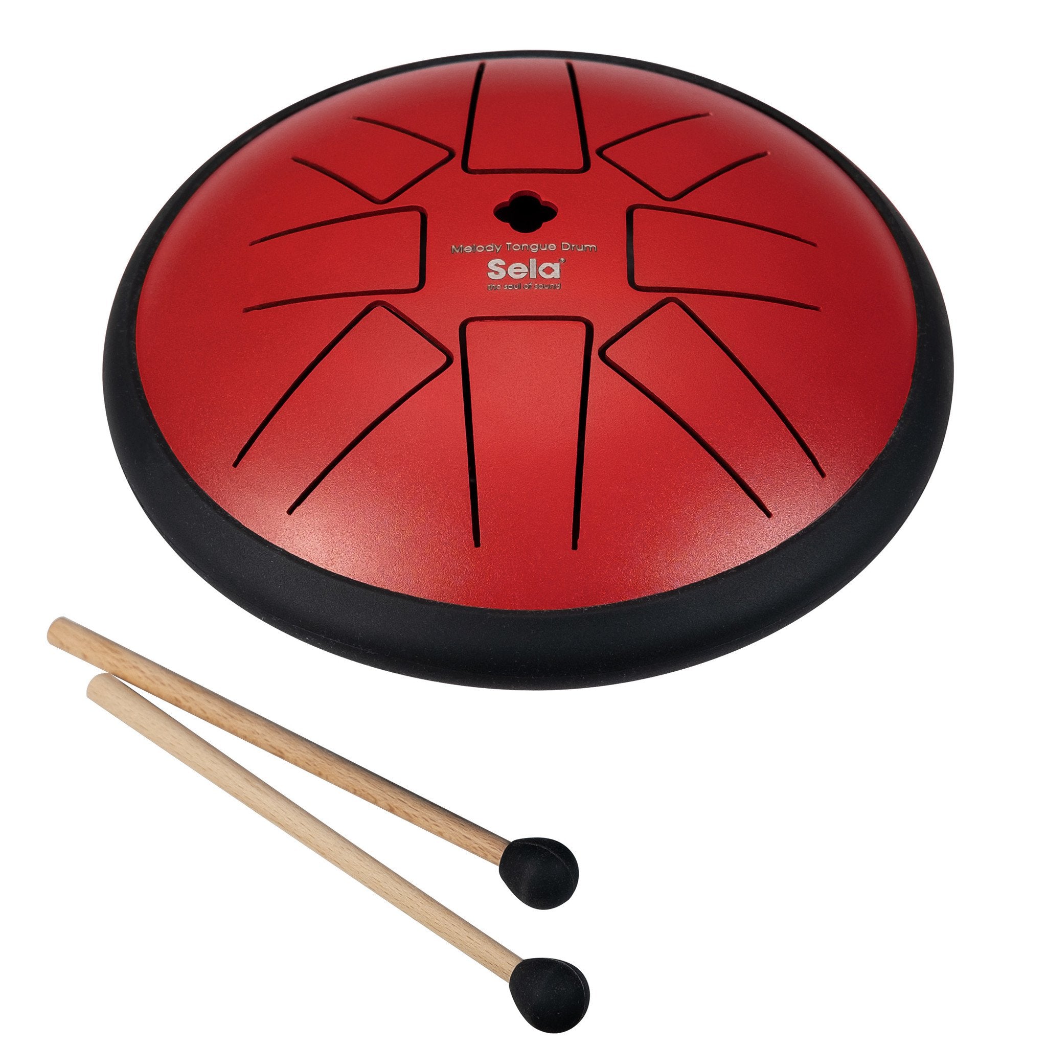 SE362 Melody Tongue Drum 6 inch F-Mineur pentatonisch rood