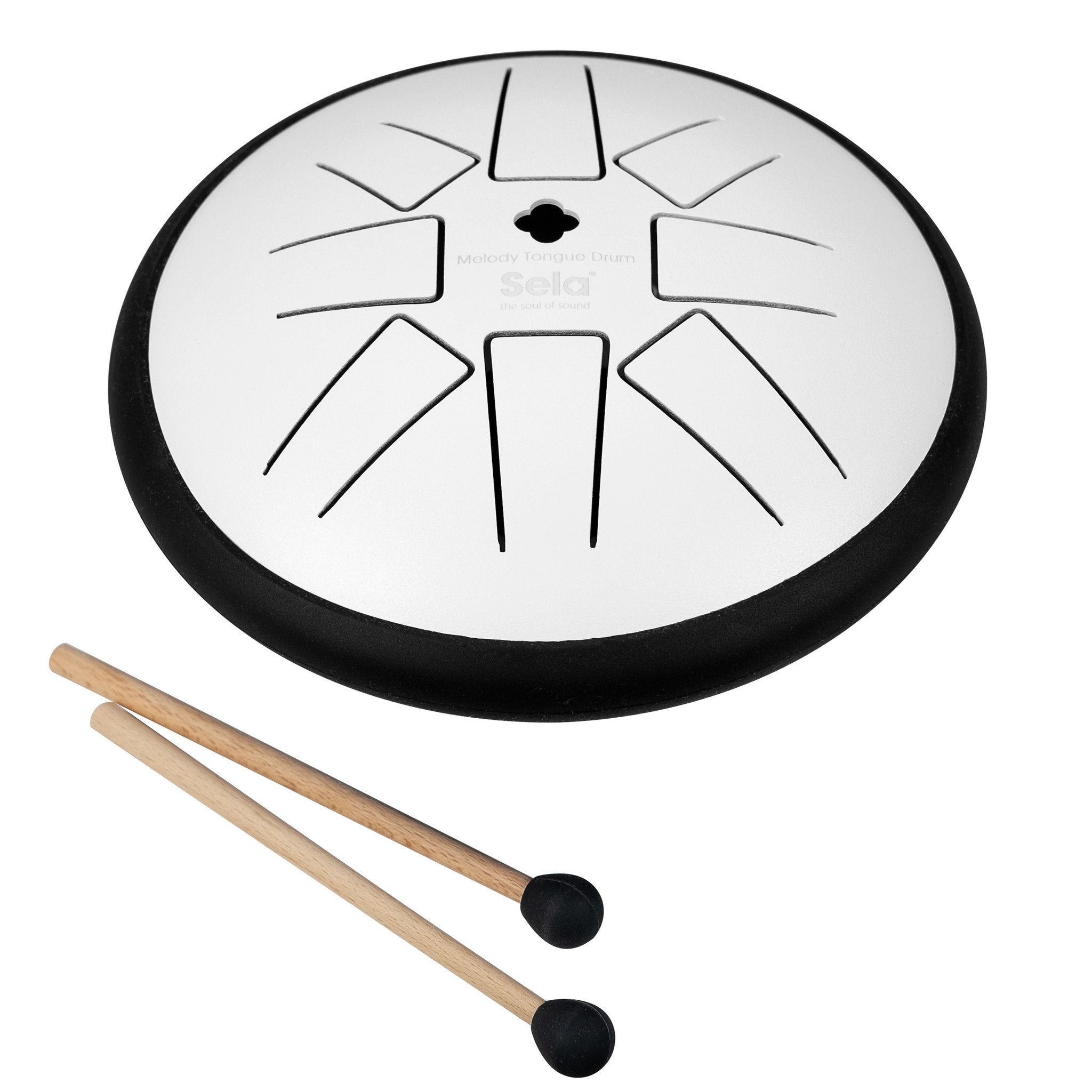 SE363 Melody Tongue Drum 6 inch G-Mineur pentatonisch wit