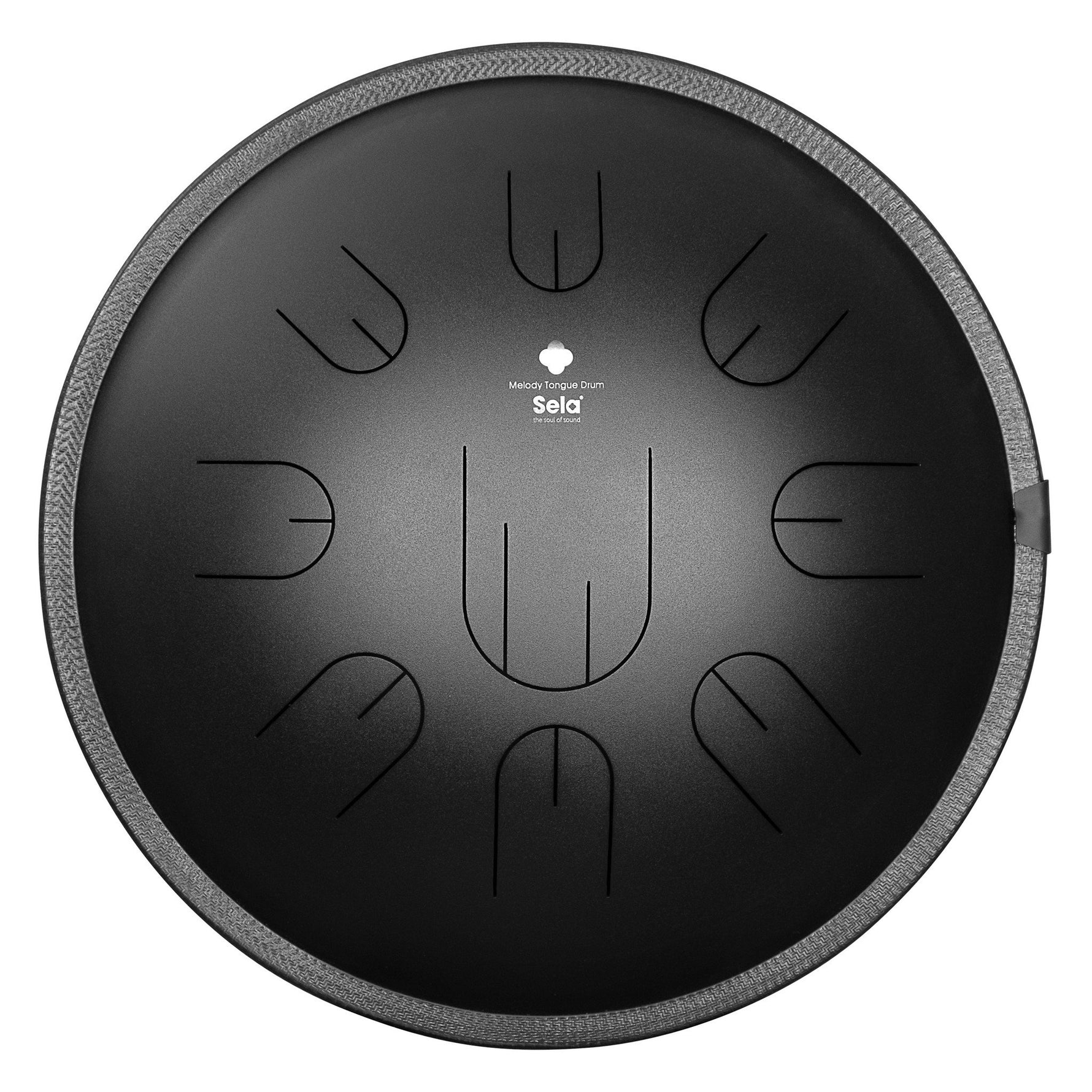 SE380 Melody Tongue Drum 14 inch D Kurd zwart