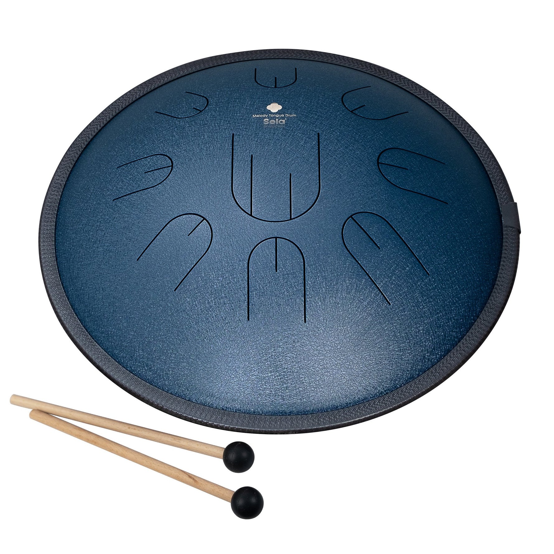 SE381 Melody Tongue Drum 14 inch D marine blauw