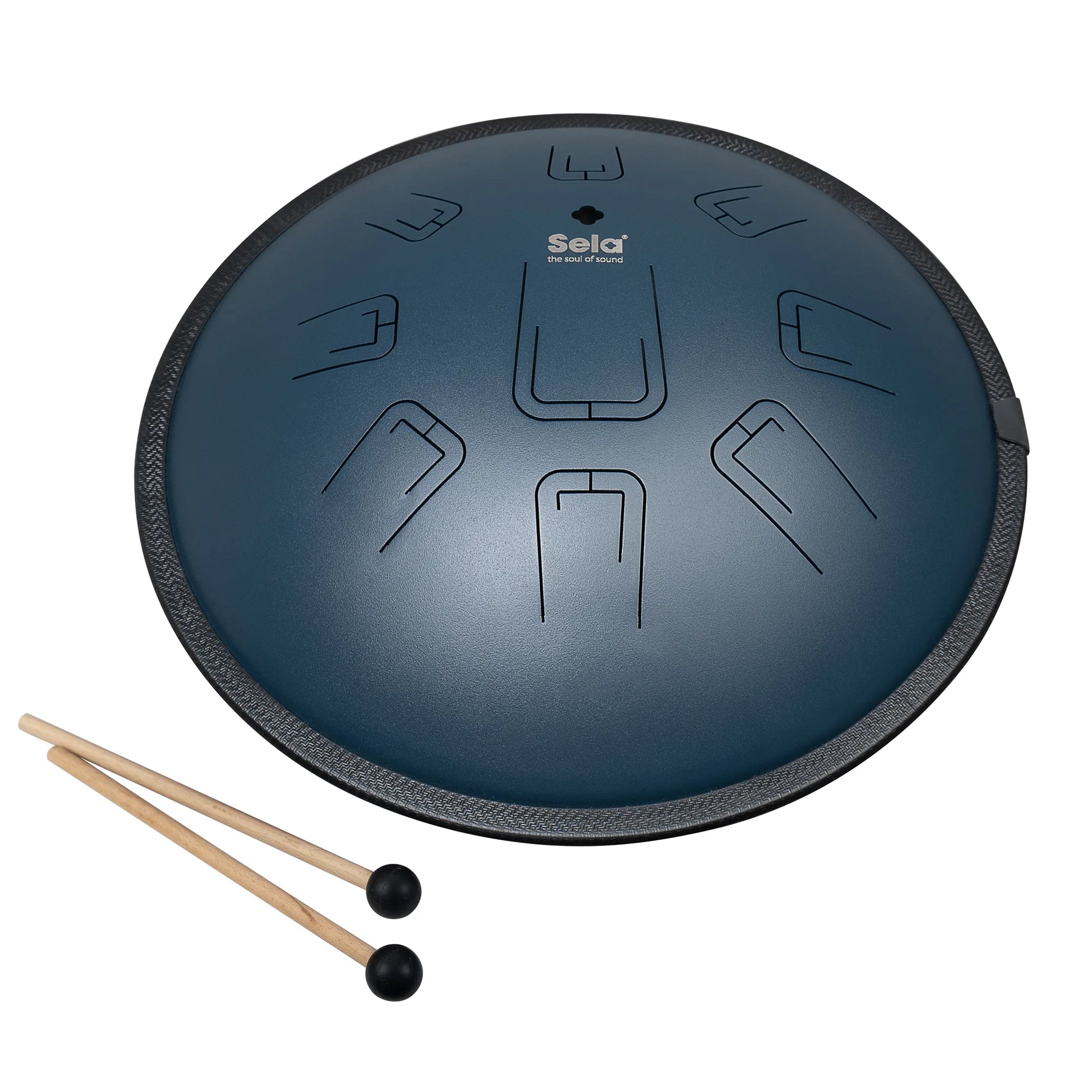 SE381 Melody Tongue Drum 14 inch D marine blauw