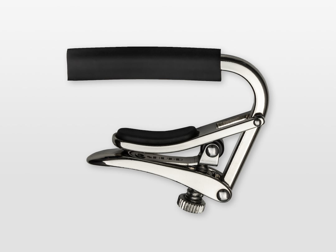 C1 gebogen capo voor akoestisch gitaar nickel