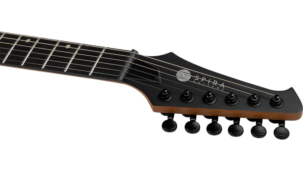 Spira T-400 Matte Black Electric Guitar