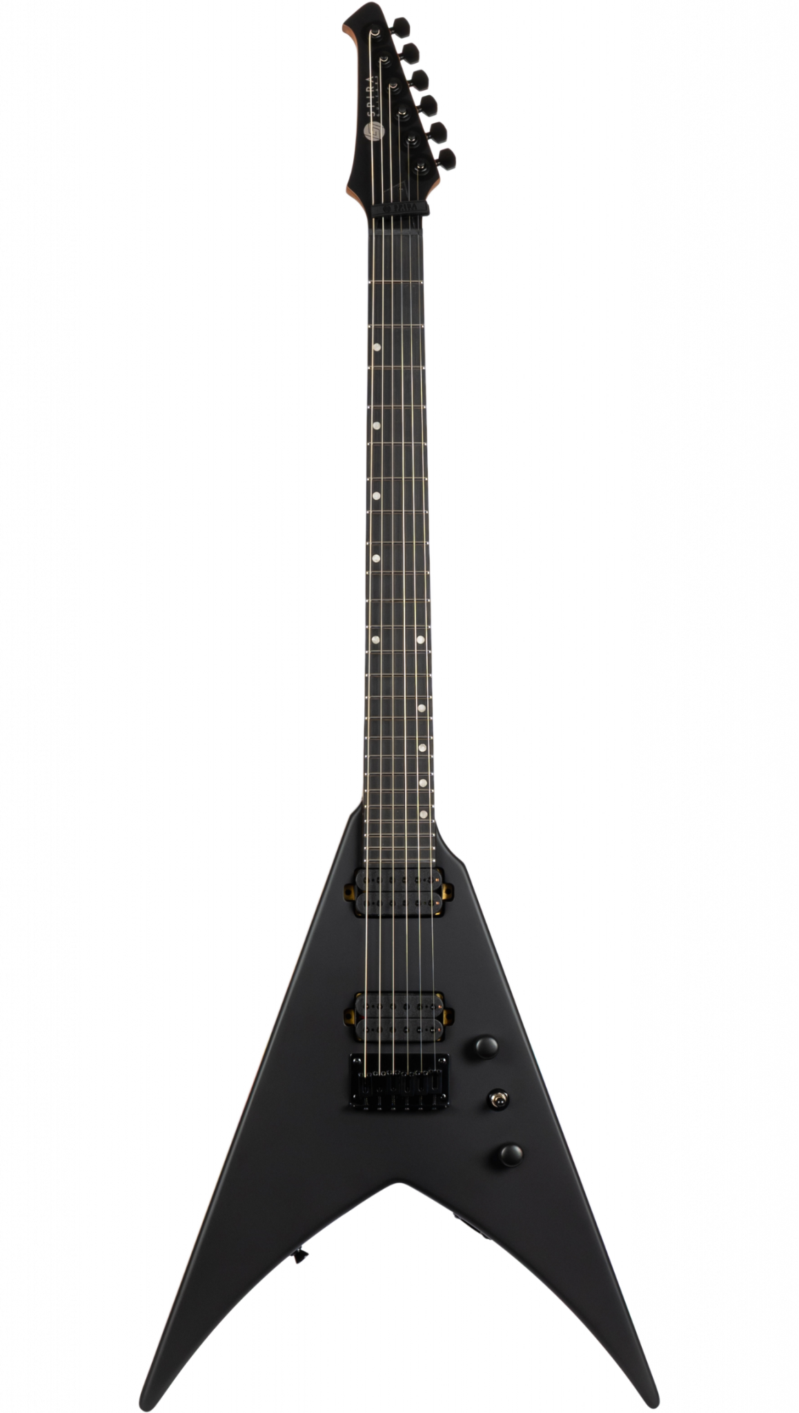 Spira V-400 Matte Black Electric Guitar