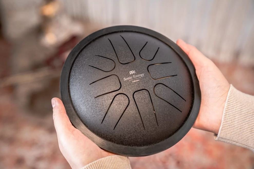 SSTD1BK Tongue drum 7" F-mineur zwart