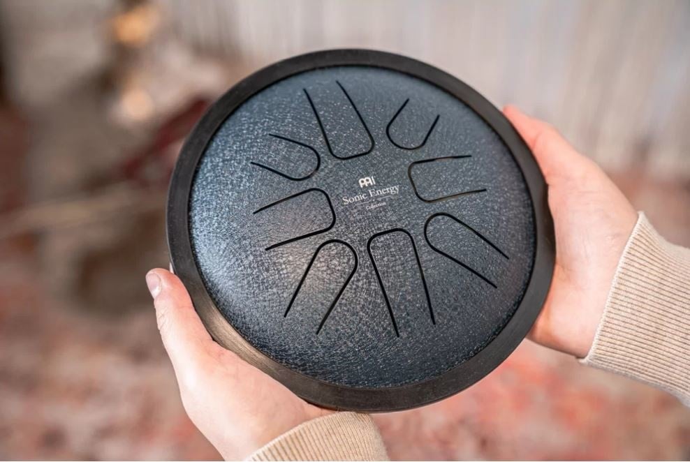 SSTD2NB Tongue drum 7" G-mineur marine blauw
