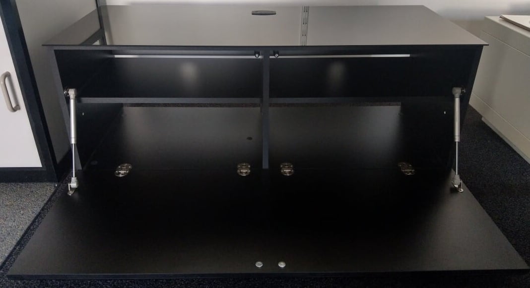 Aldenkamp B-Stock ST110 zwart Audio/Video meubel