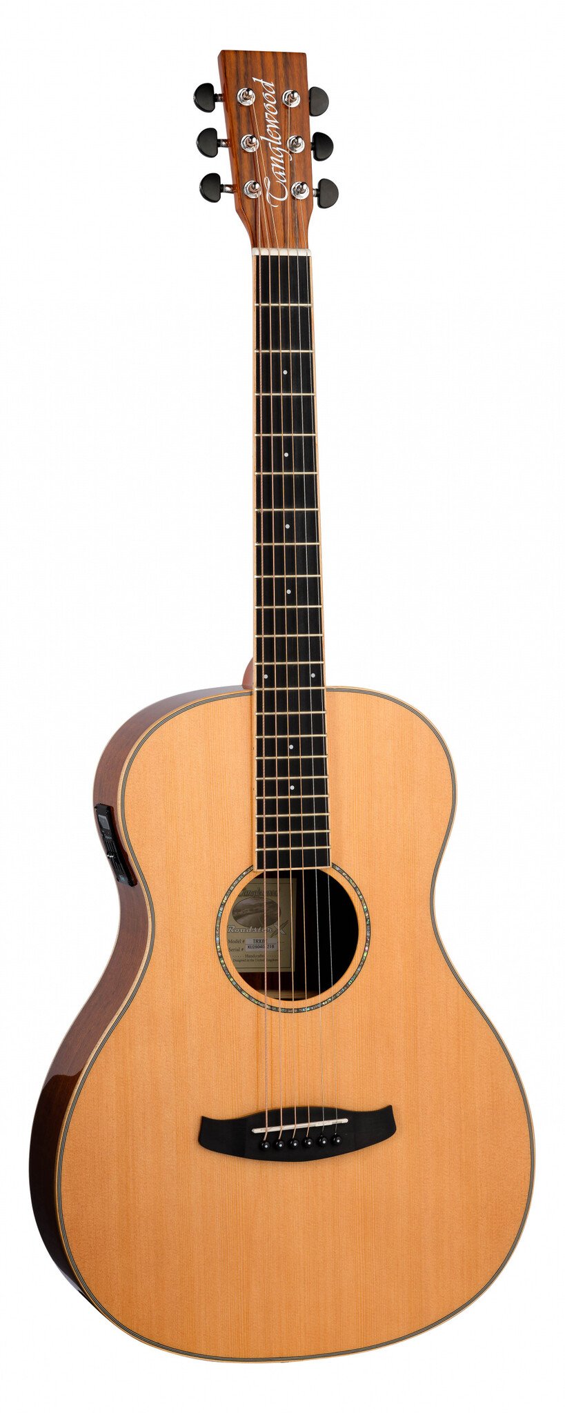 Tanglewood TRX8E acoustic/electric parlor guitar