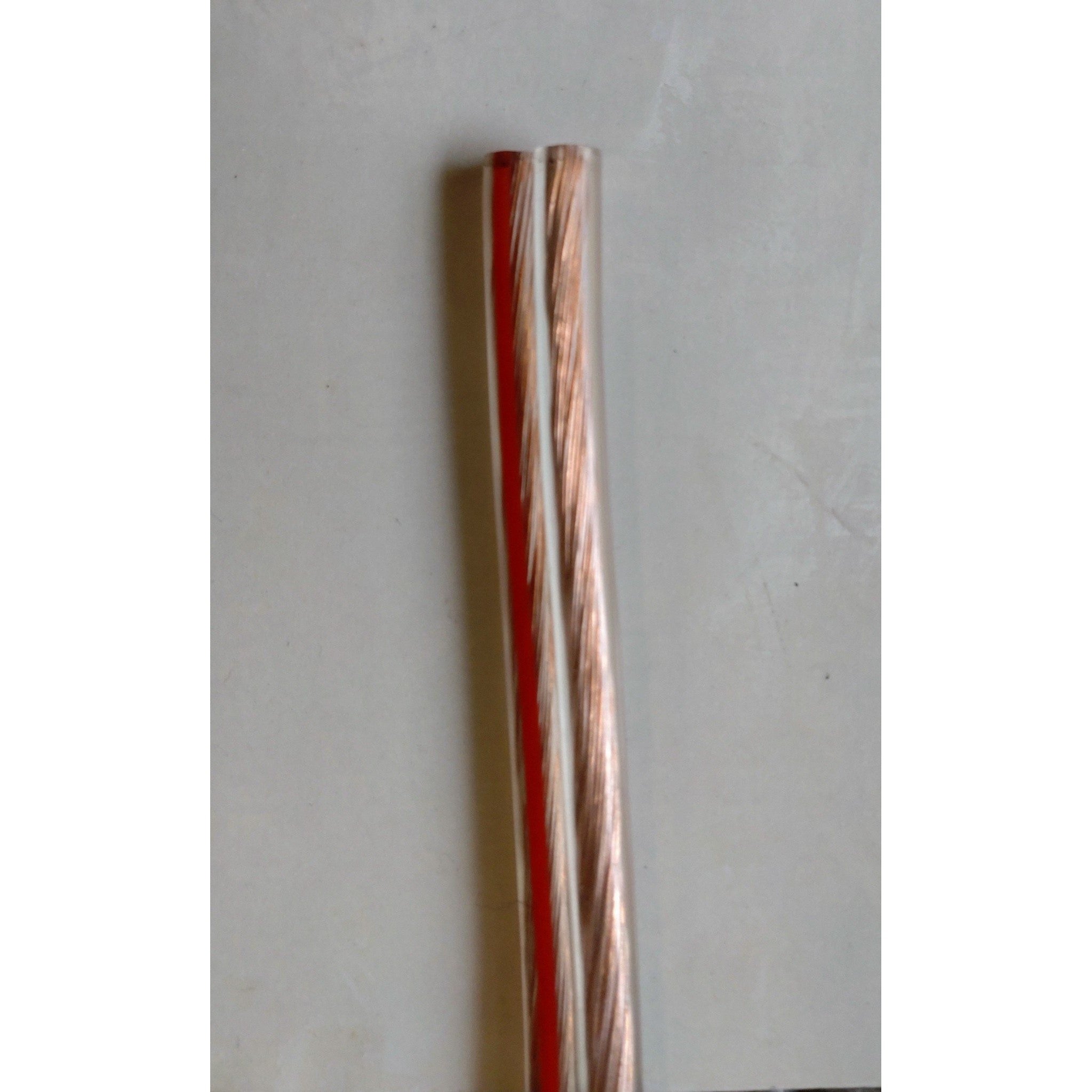 Luidsprekerkabel Transparant 2,50mm² per meter