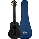 TUC35 Travel zwart concert ukelele