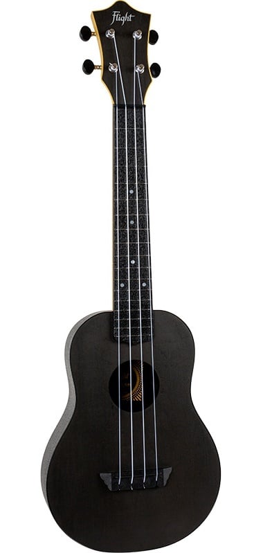 TUC35 Travel zwart concert ukelele