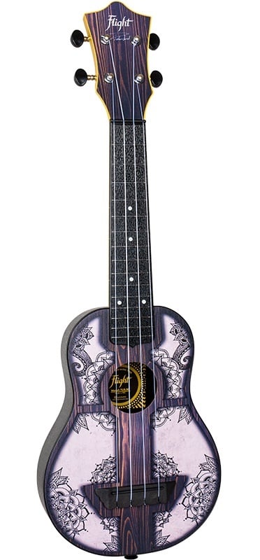 TUS40 Travel Mandala Wood sopraan ukelele