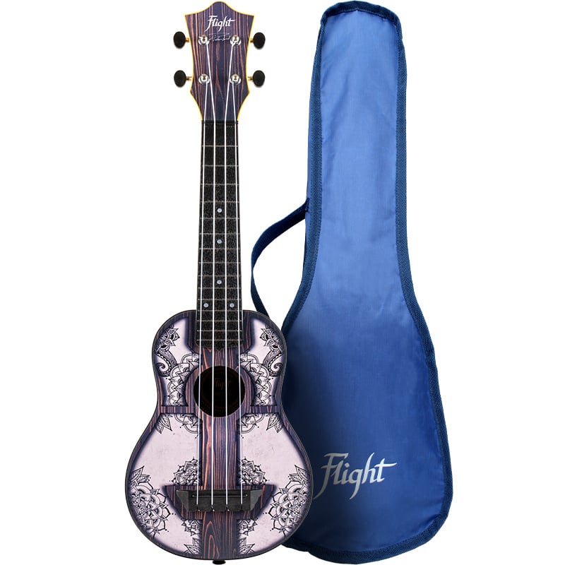 TUS40 Travel Mandala Wood sopraan ukelele