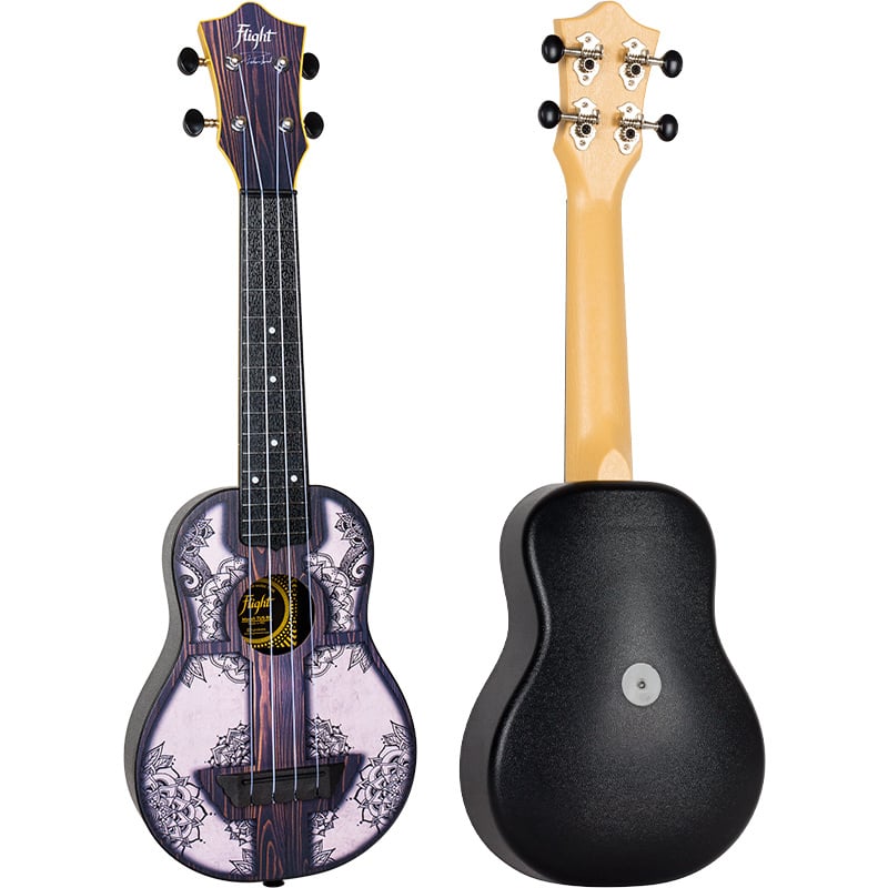 TUS40 Travel Mandala Wood sopraan ukelele