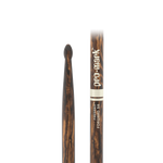 Promark Classic forward 5A Firegrain hickory oval wooden tip Drum sticks