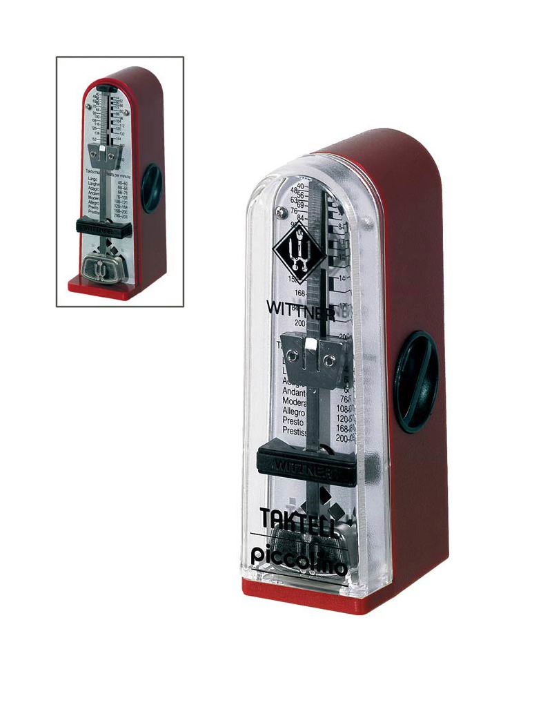 Wittner 890141 Taktell piccolino metronome red