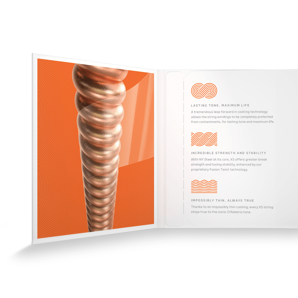 D'addario XSAPB1047 Extra light coated acoustic guitar strings