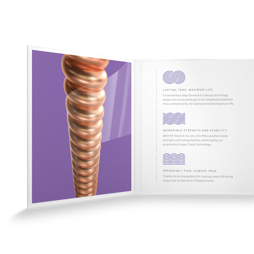 D'addario XSAPB1152 Custom light coated acoustic guitar strings