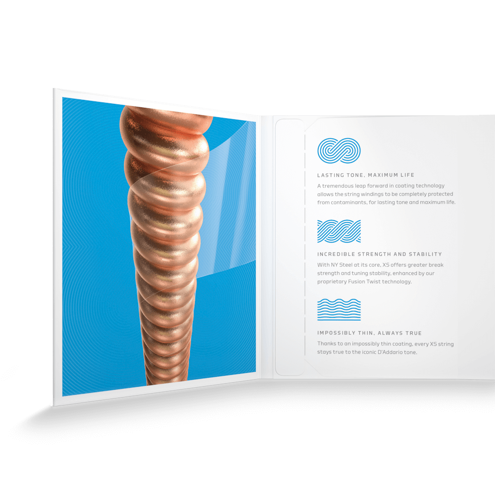 D'addario XSAPB1253 Light coated acoustic guitar strings