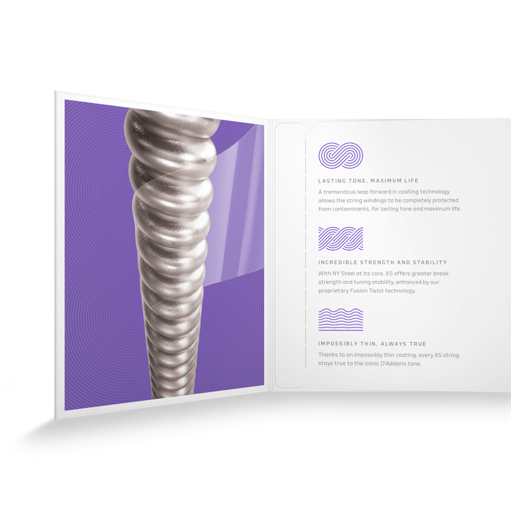 D'addario XSE1149 Medium coated electric guitar strings 011-049